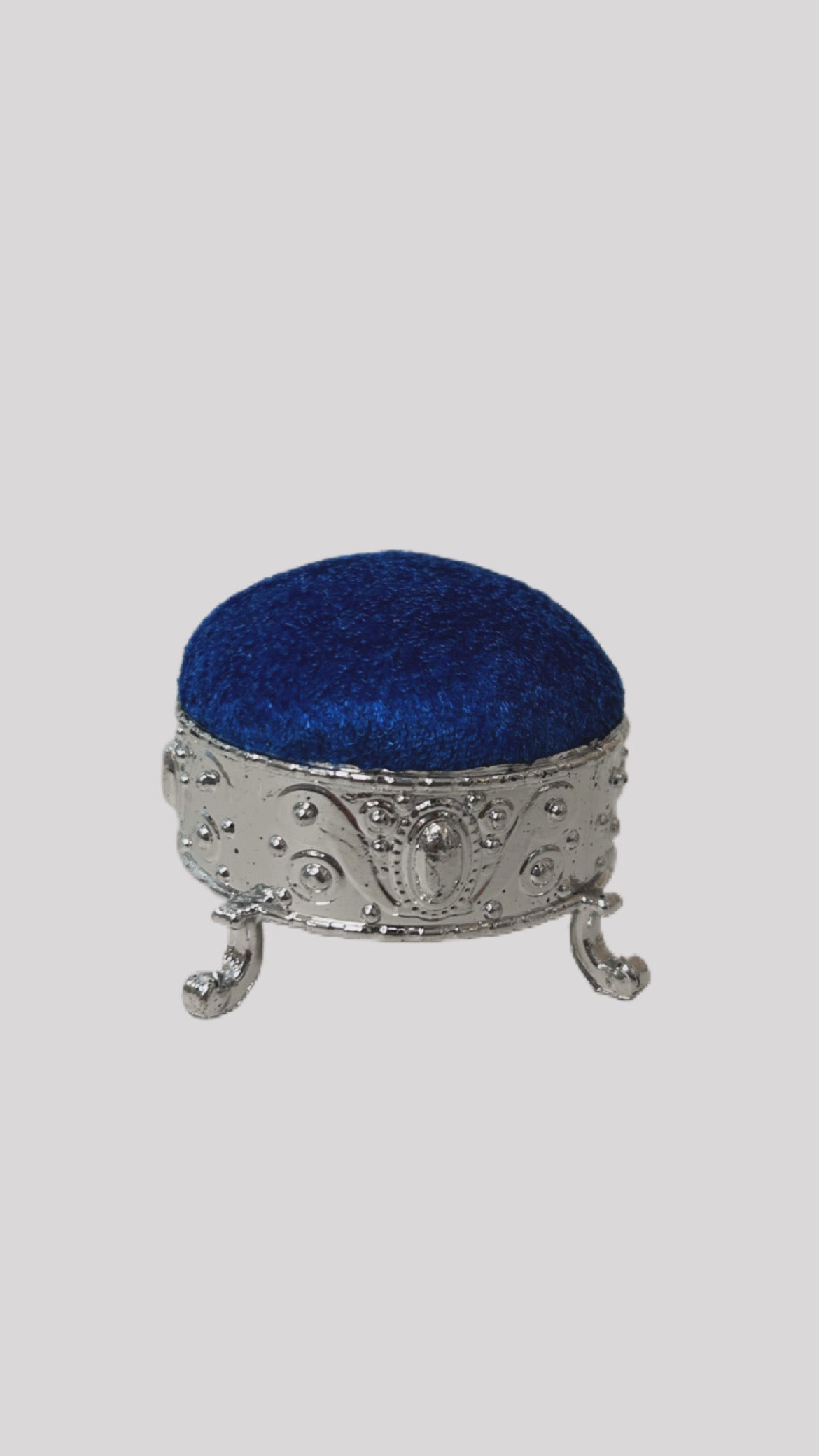 Soporte de alfileres 6cm diámetro azul