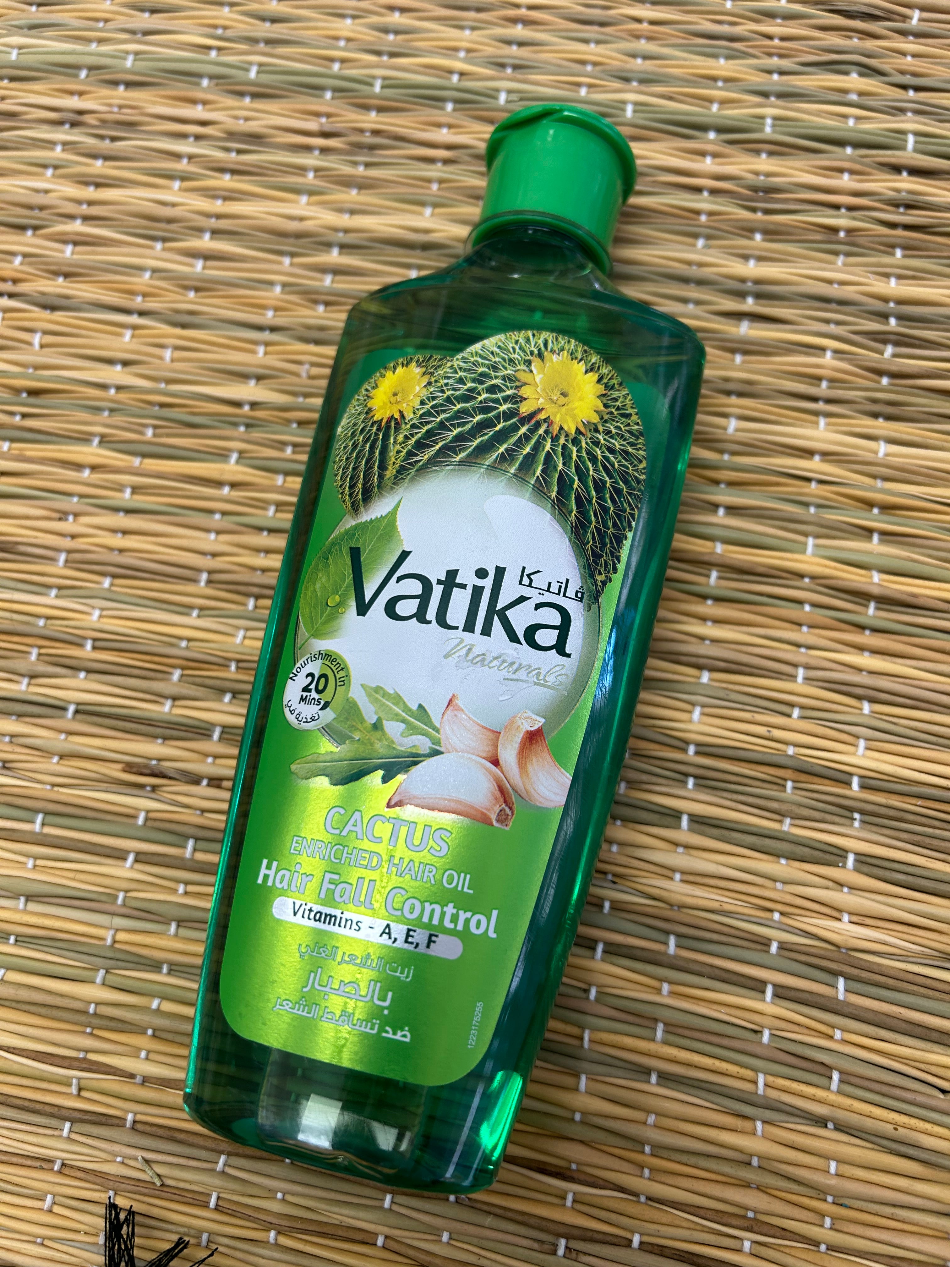 Aceite capilar VATIKA de cactus natural 200ml