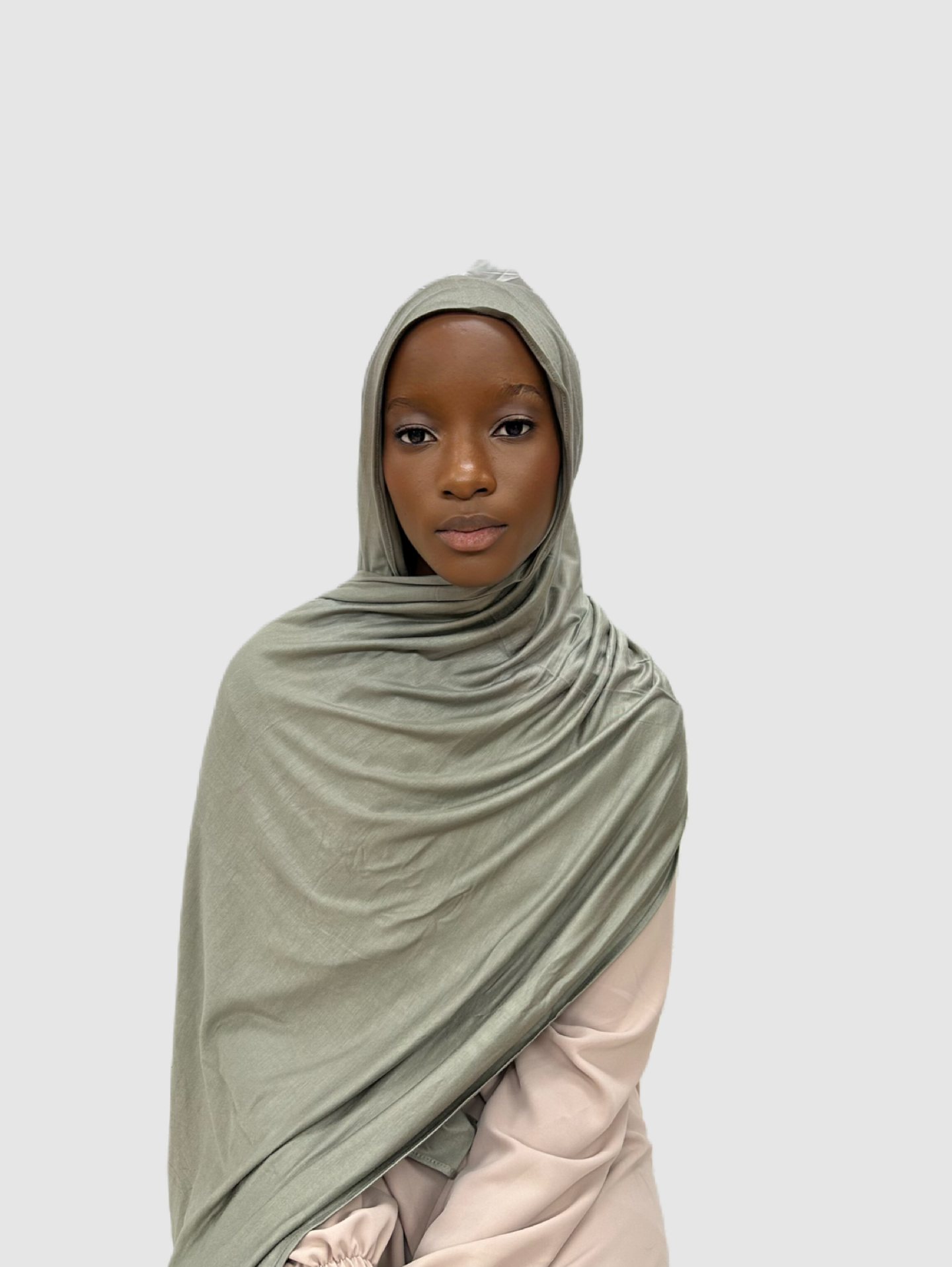 Hijab simple jersey soft green