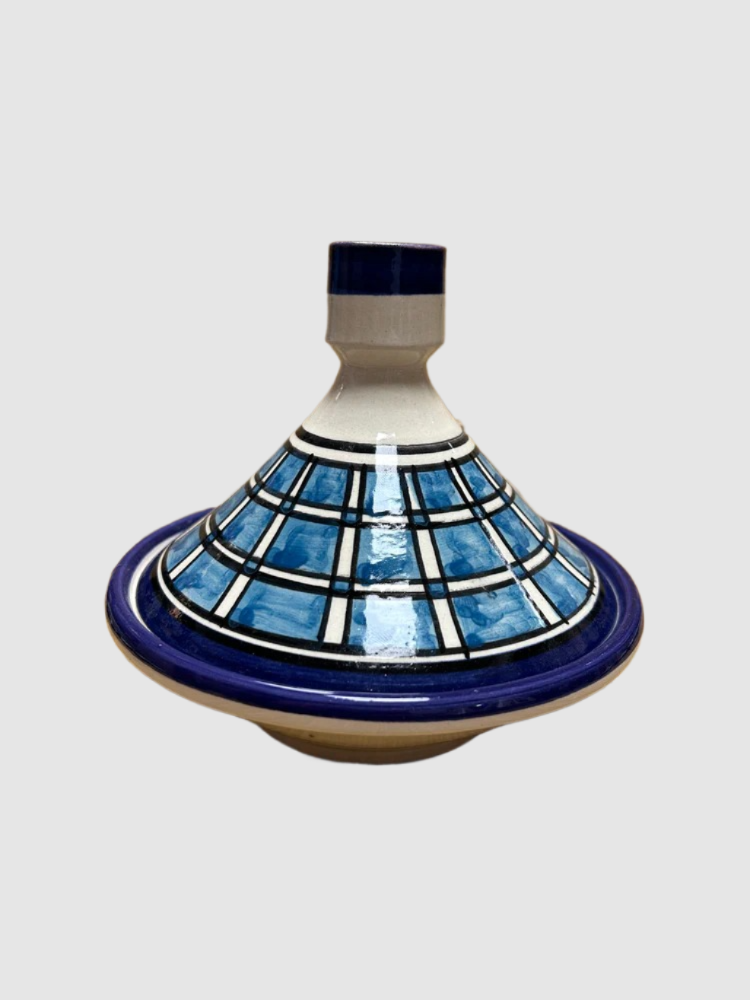 Tajine pequeño azul 15cm diámetro