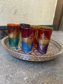 Vasos de té artesanal Moroccan fez