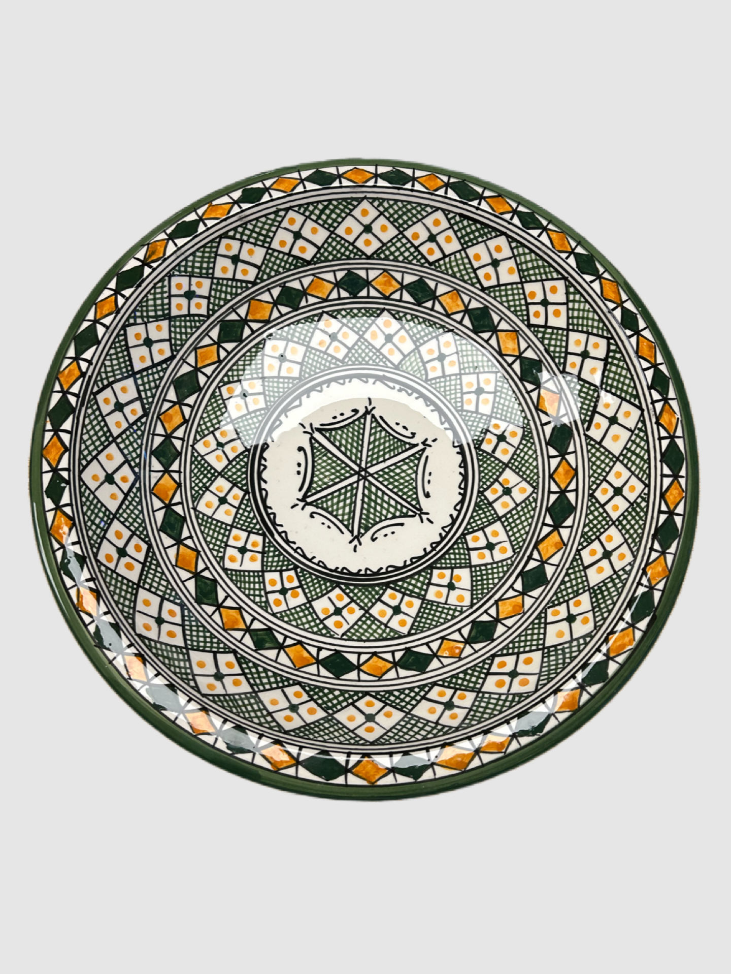 grande assiette verte