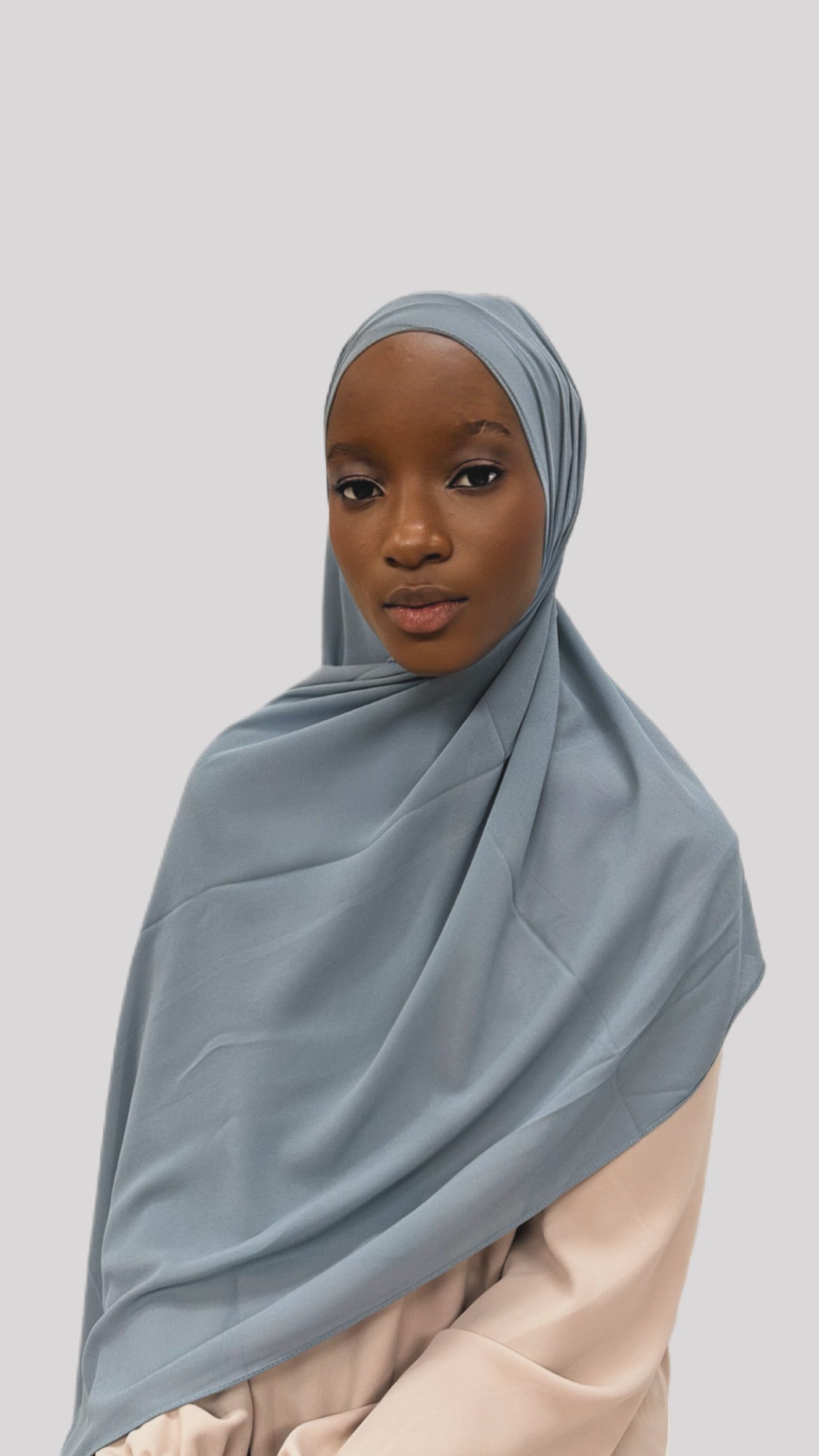 Hijab chiffon medina blue
