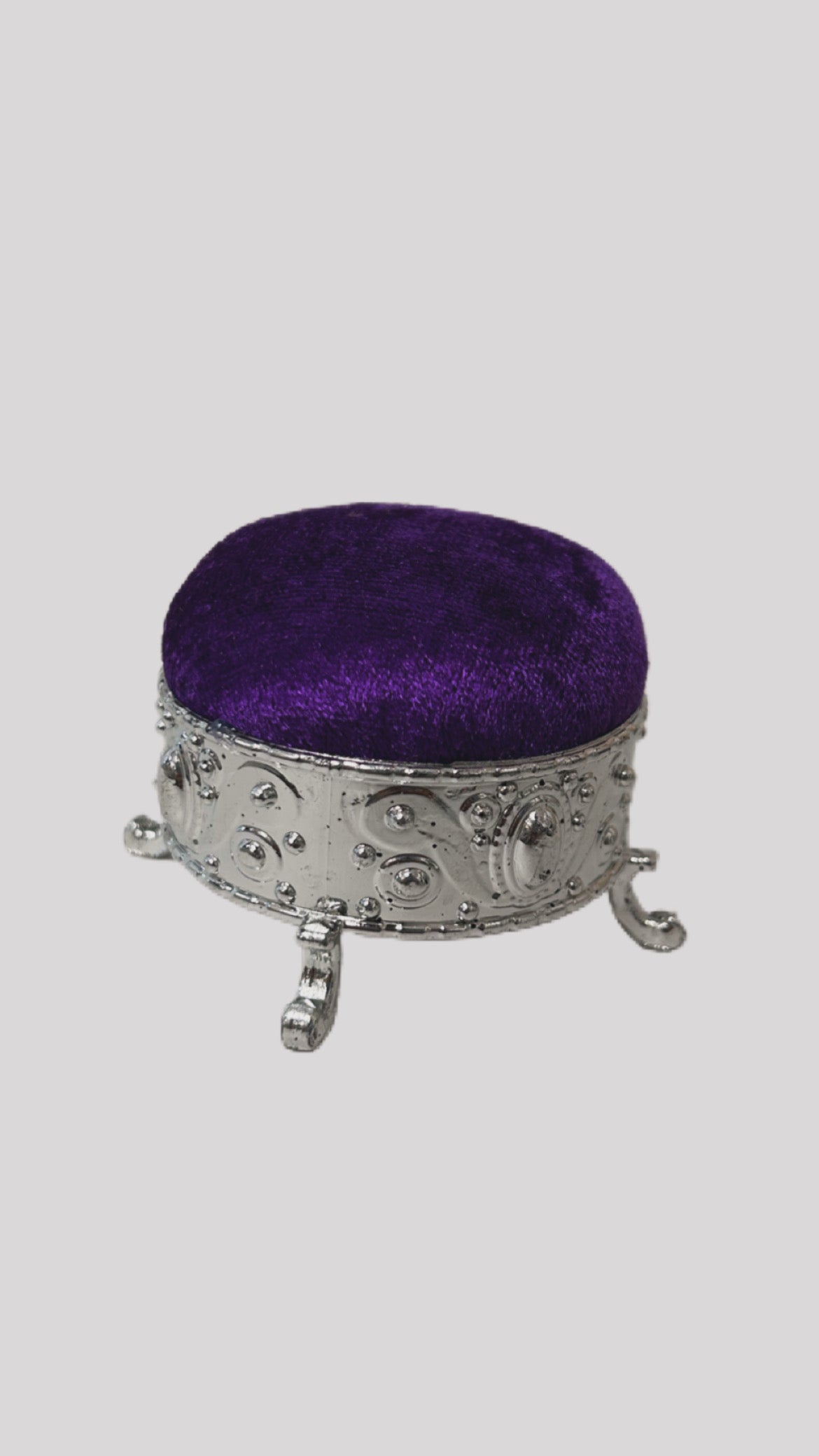 Soporte de alfileres lila 6cm diámetro