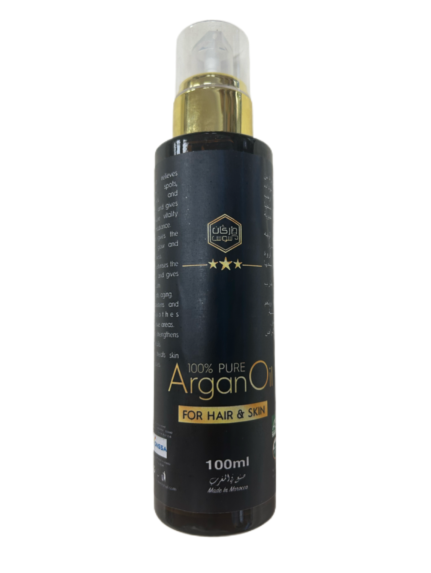 Aceite de argan 100% puro extraído de agadir 100ml