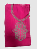 Kandora mujer rosa oscuro mano Fátima talla única