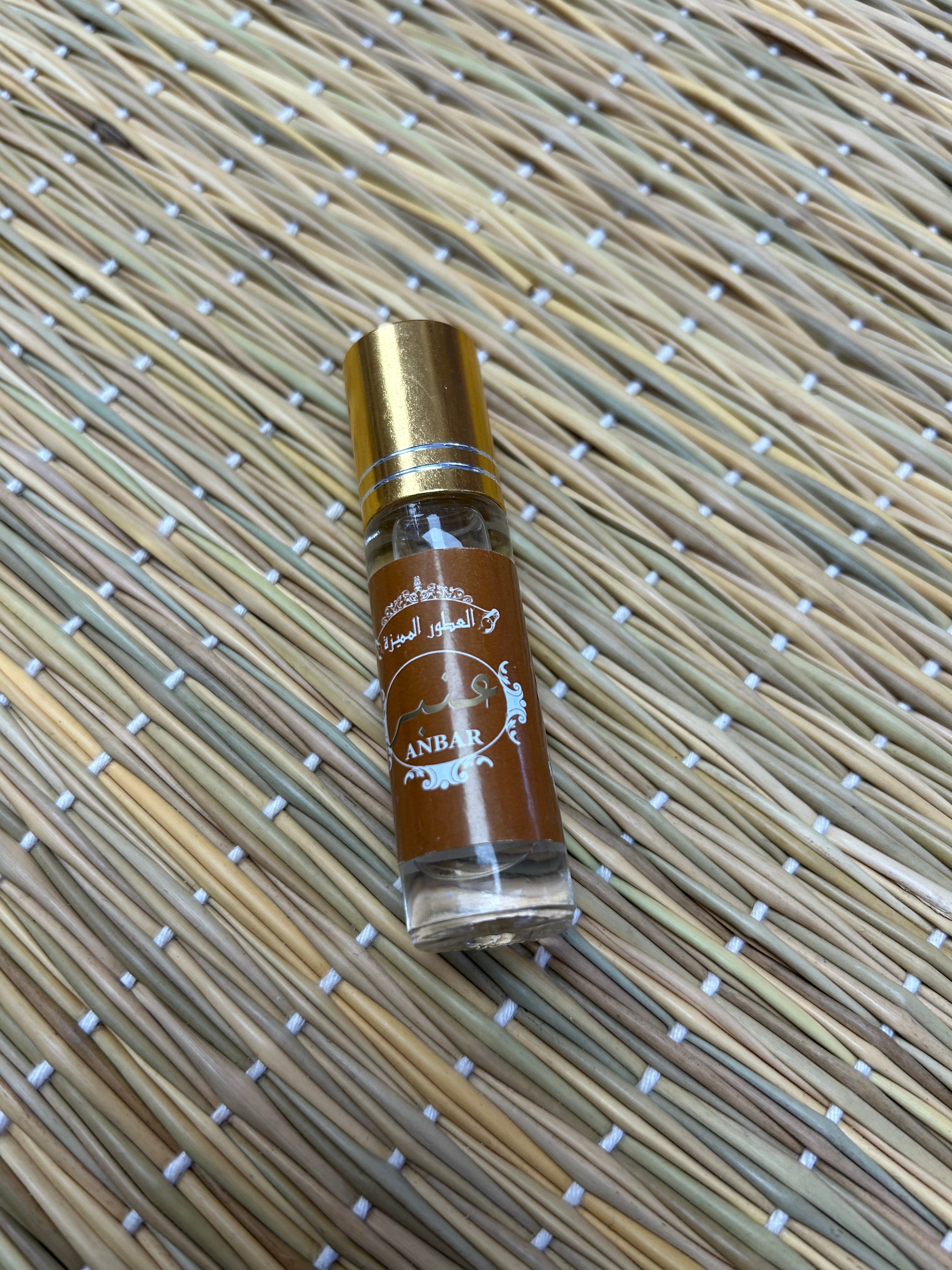 Perfume roller ámbar 6ml unisex