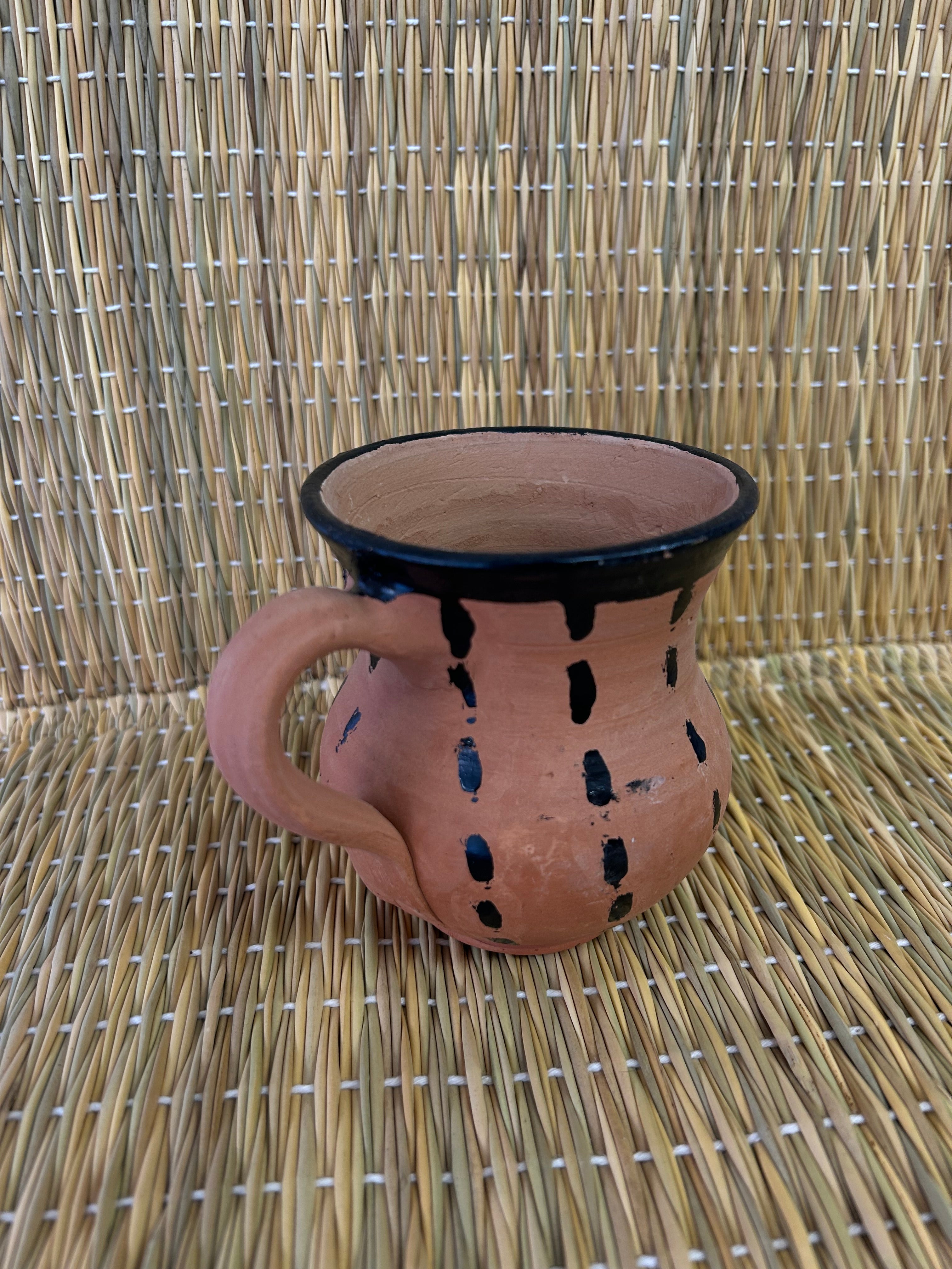 Vaso de barro para agua 10cm