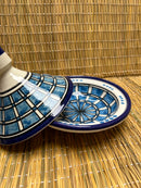 Tajine pequeño azul 15cm diámetro