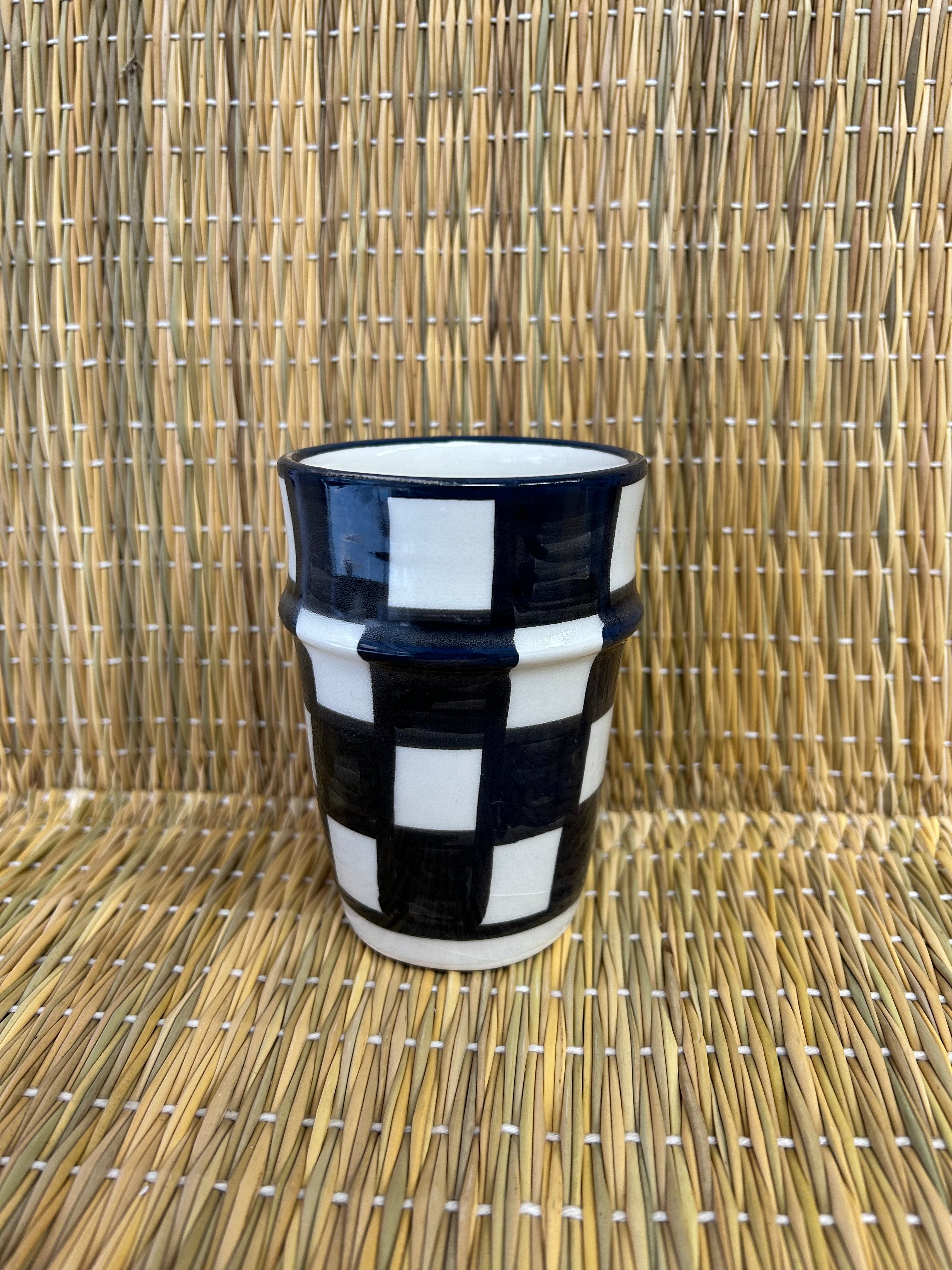 Vaso artesano grande negro