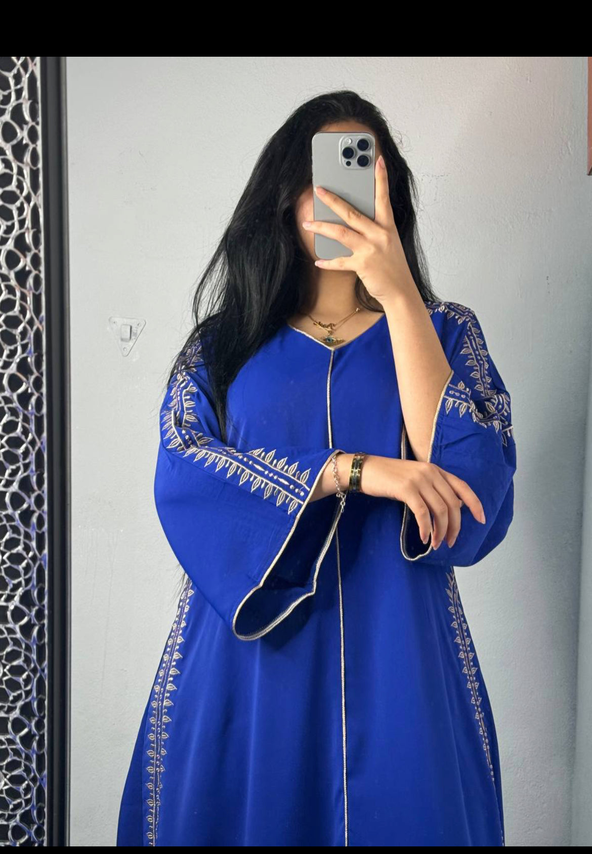 Abaya/ Keftan tela crep alta calidad