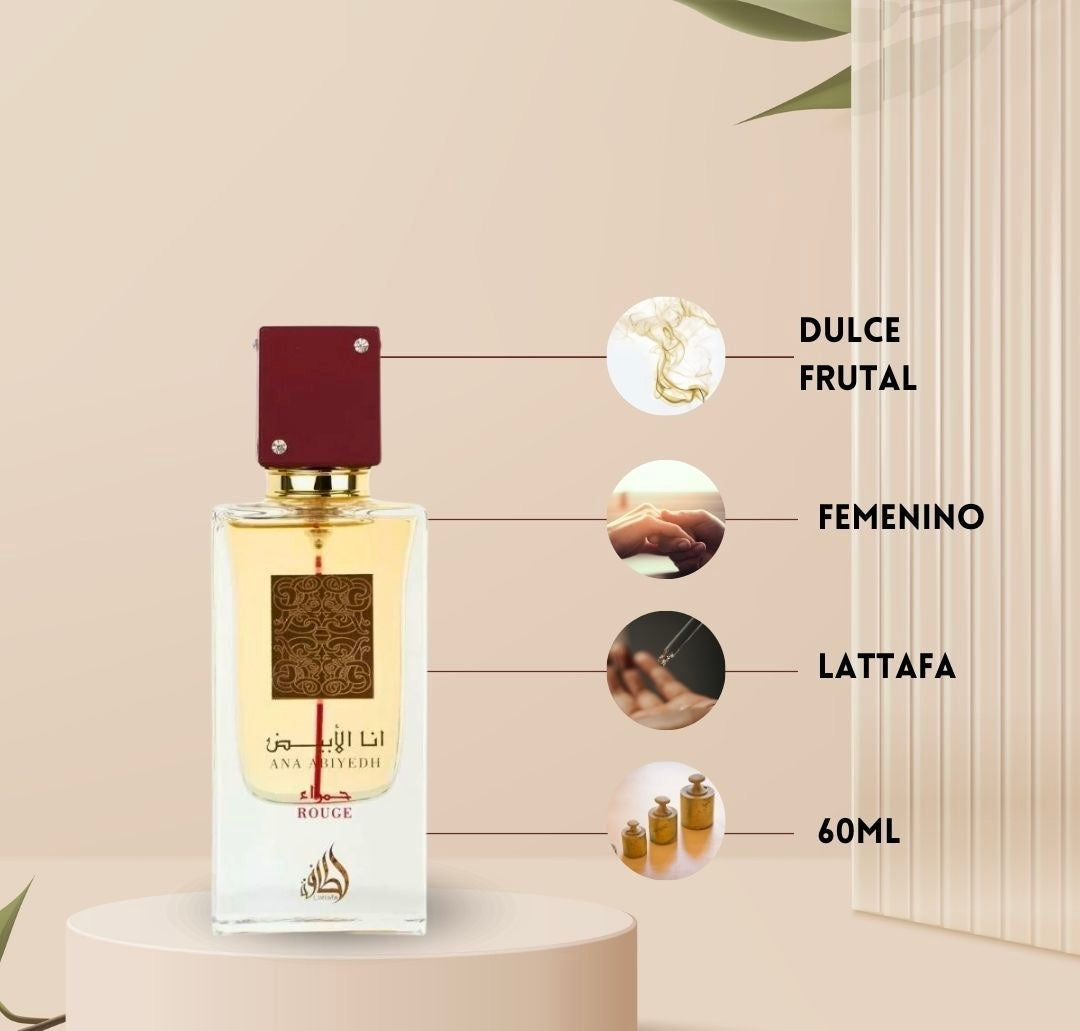 Perfume árabe Ana abiyedh 60ml