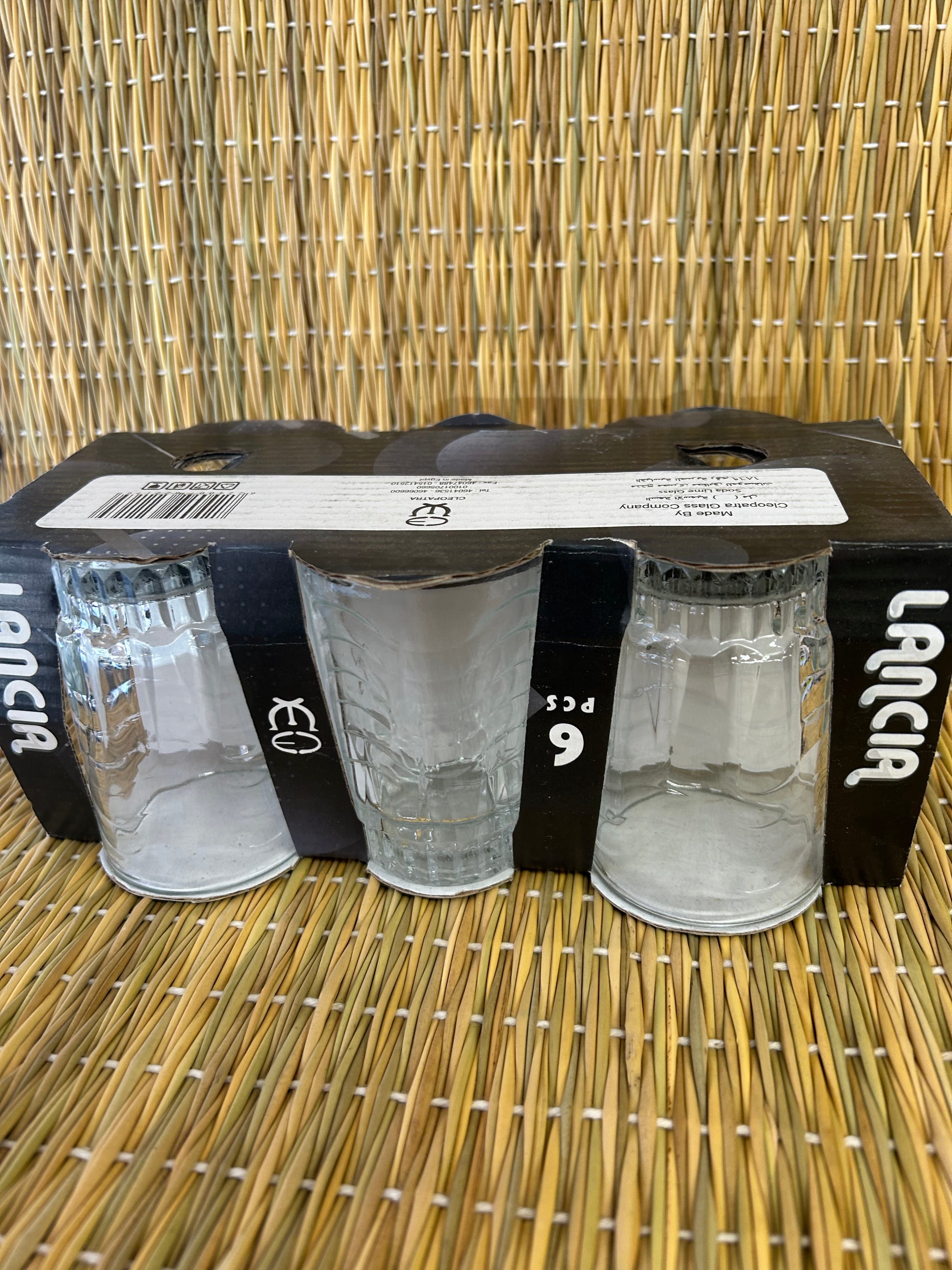 Vasos de cristal para el té pequeños