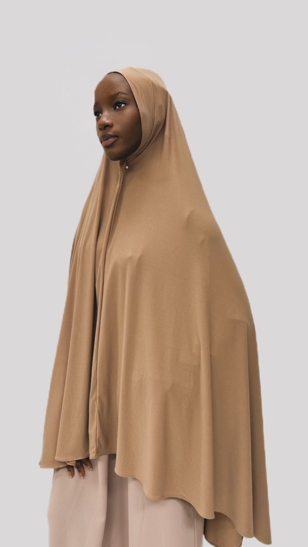 Khimmar jersey premium brown mostaza