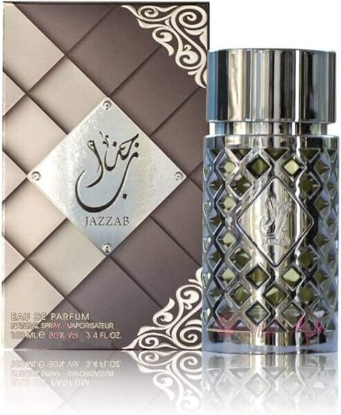 Perfume árabe Jazzab Silver de Ard Al Zaafaran 100ml Eau de Parfum Unisexo Attar árabe Oriental Oud