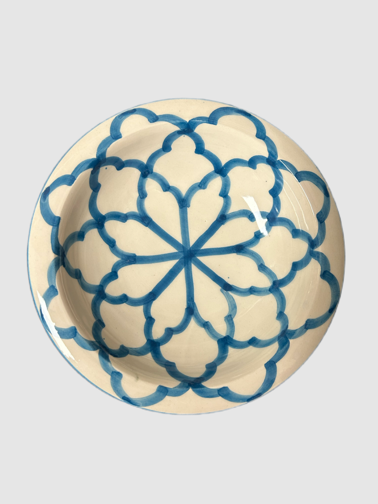 Small blue deep plate