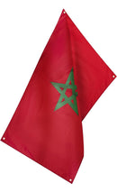 Bandera de Marruecos grande 90x150cm