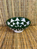 Cuenco pequeño artesano verde 12x4cm