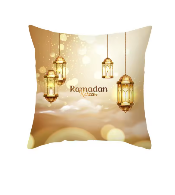 Funda de almohada ramadan kareem, decoración islámica