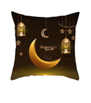 Funda de almohada black decoración de ramadan