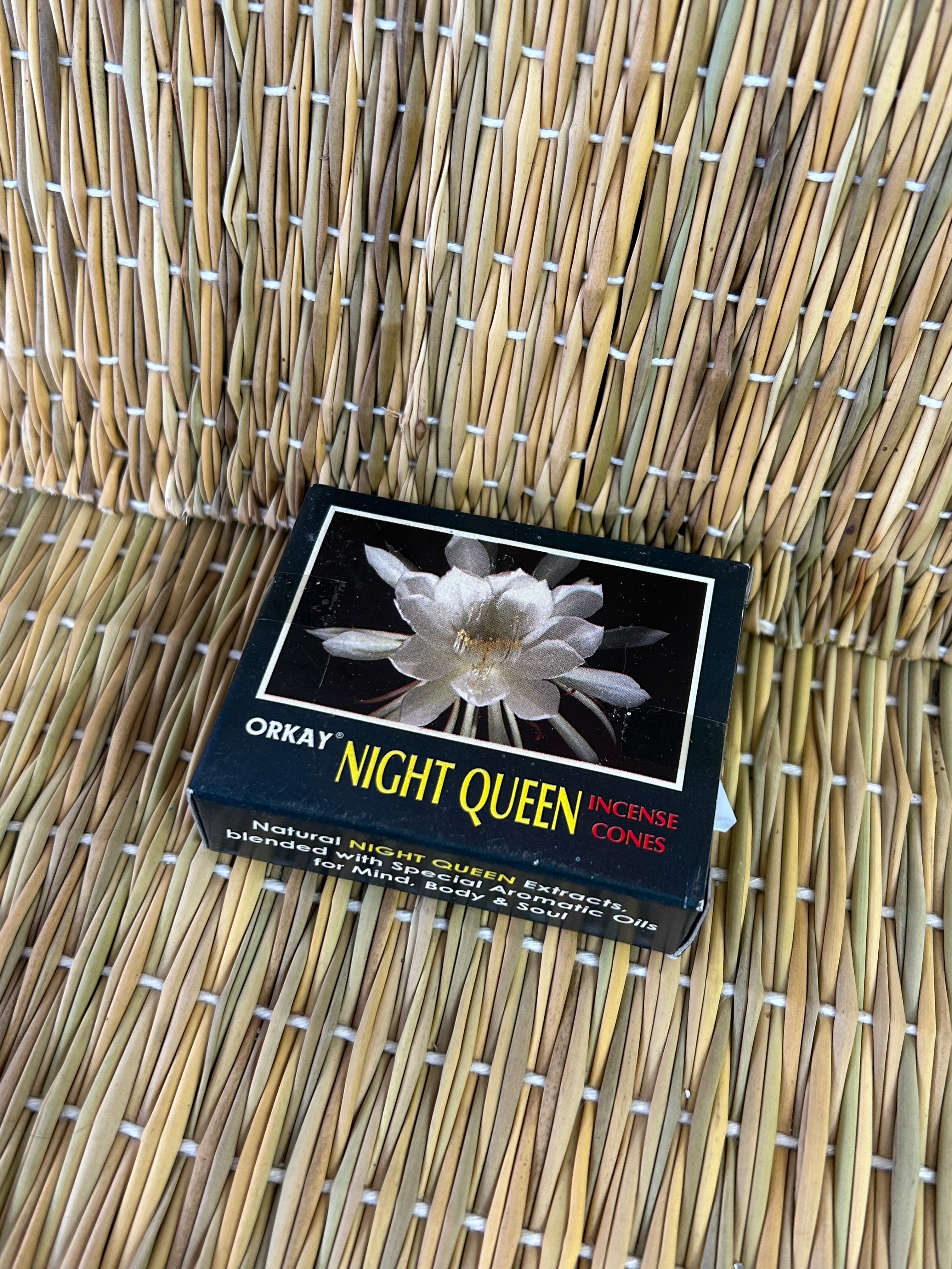 Incienso de cono night queen 10 unidades