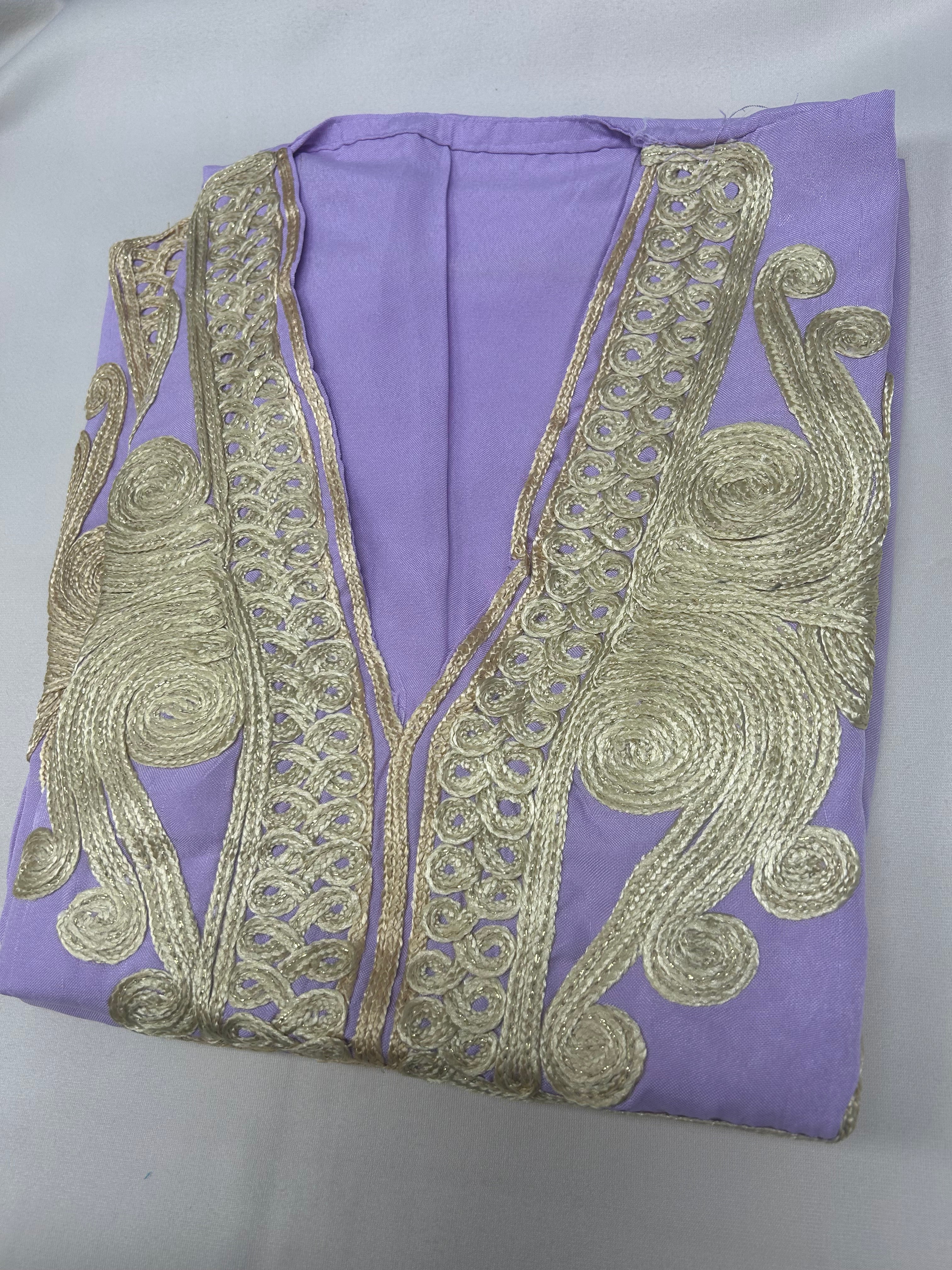 Kandora lilac kaftan style