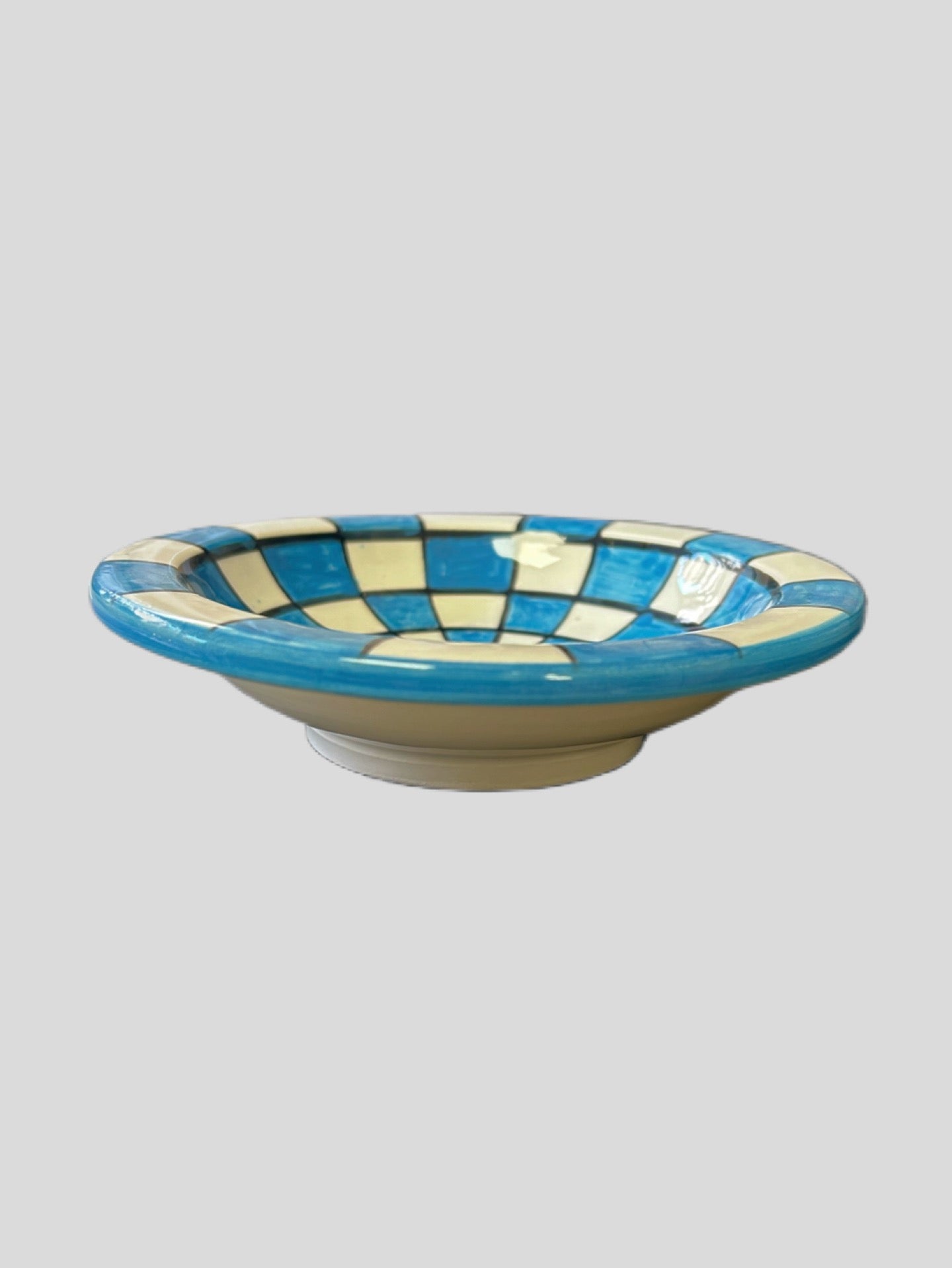 Small blue deep plate