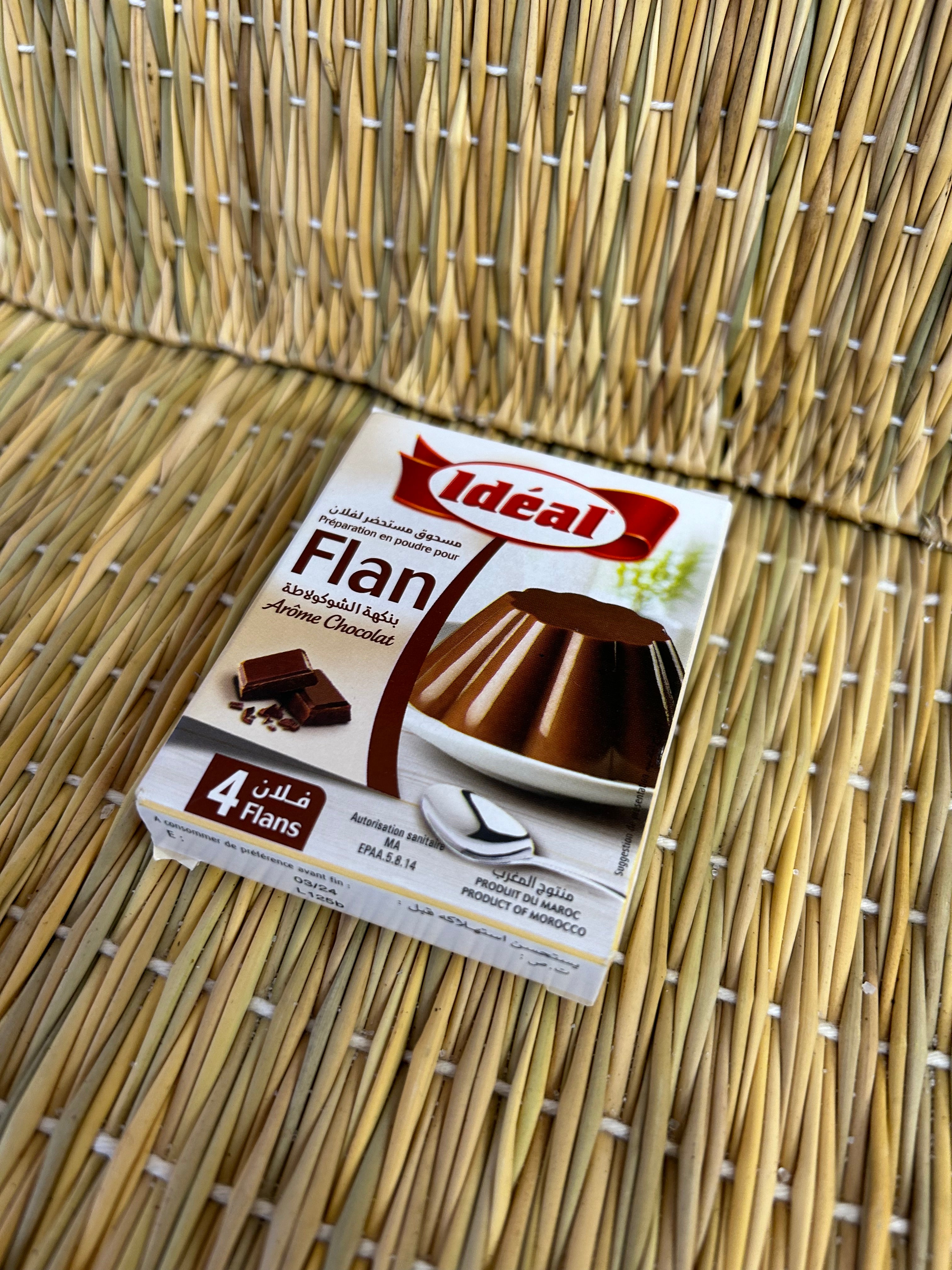 Flan de chocolate ideal 6gr