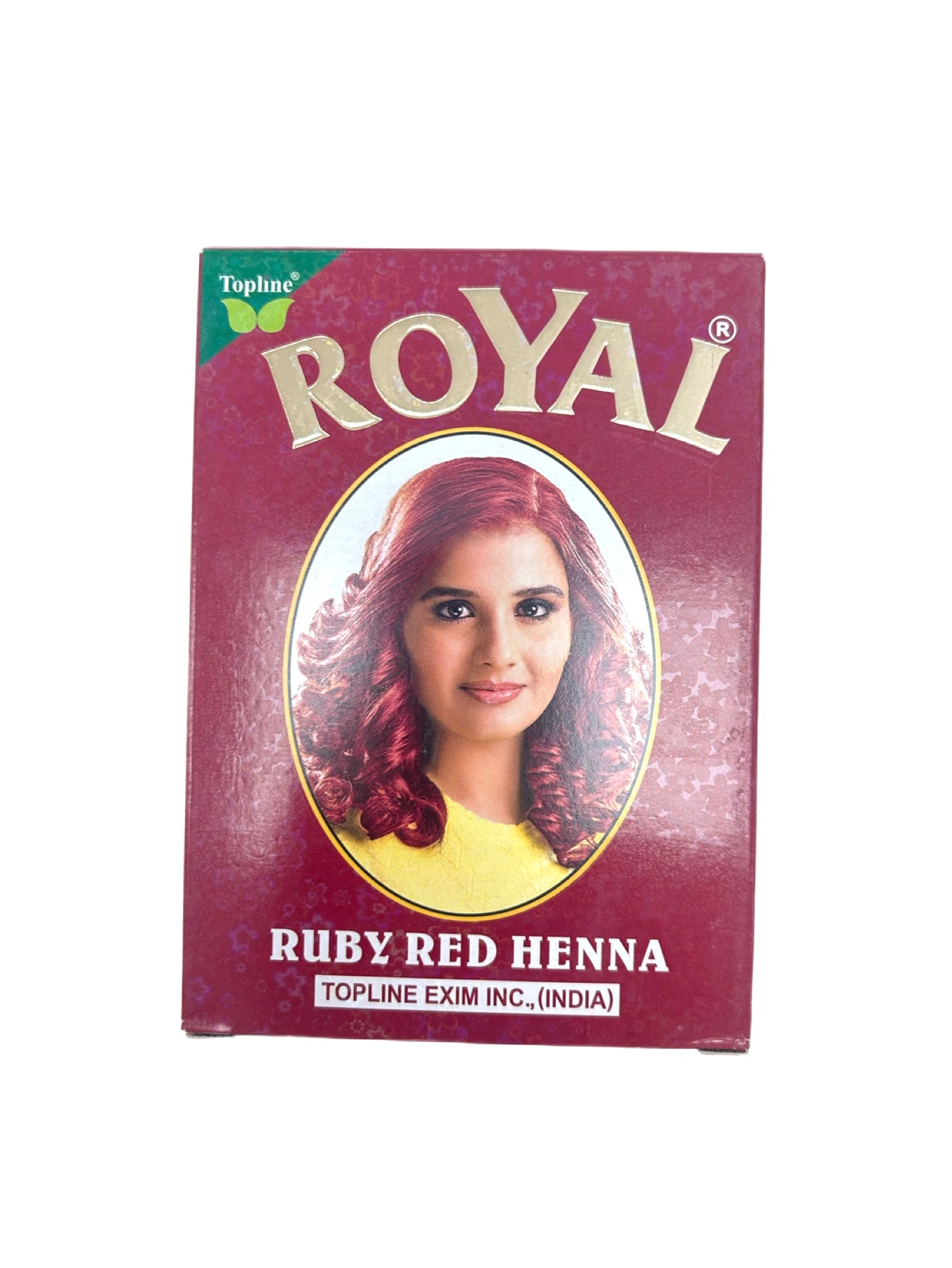 Tinte royal rojo rubí henna 6 sobres