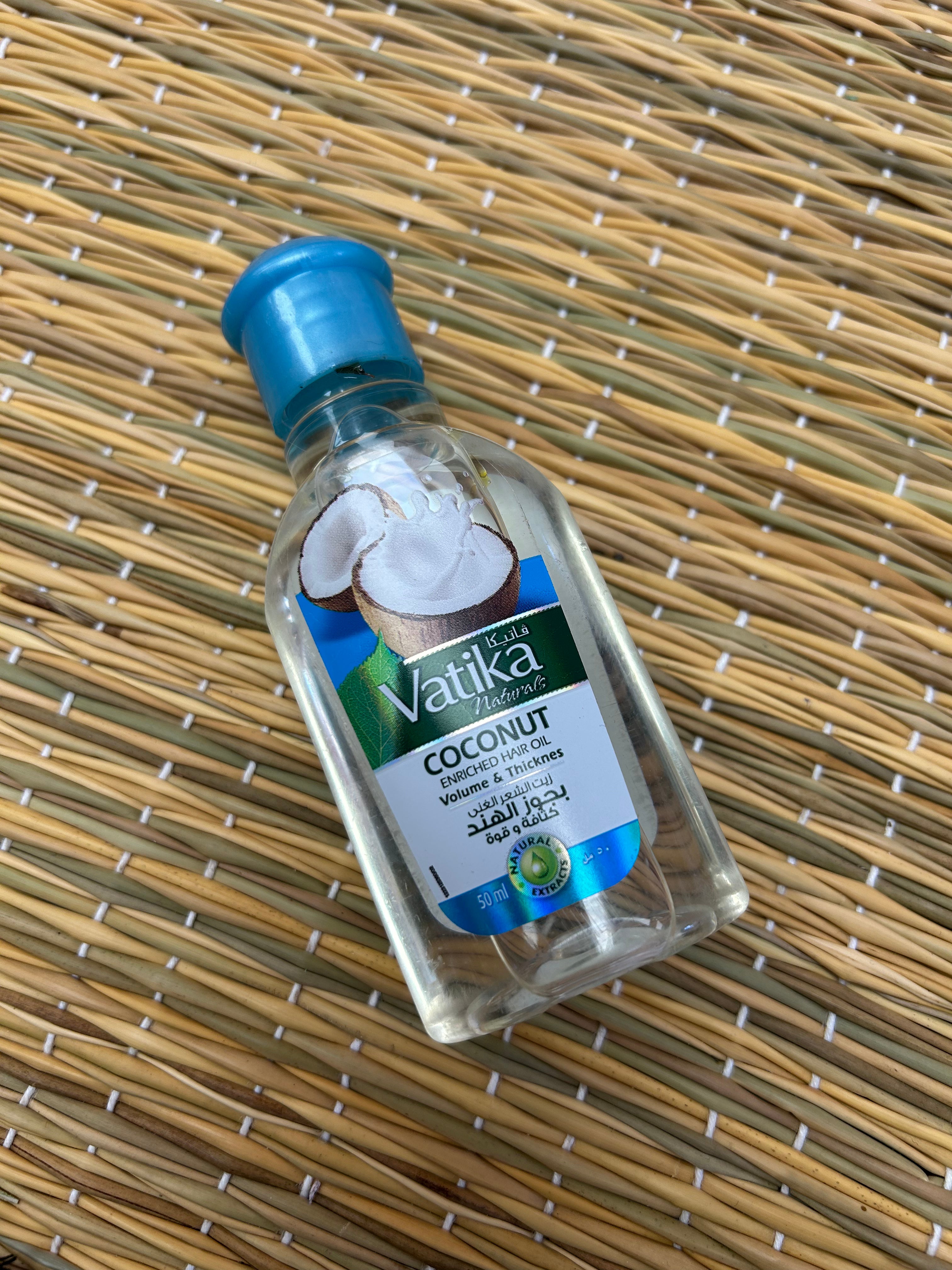 Aceite para el pelo Vatika de coco  50ml