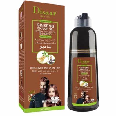 Shampooing colorant rehausseur de couleur brun café