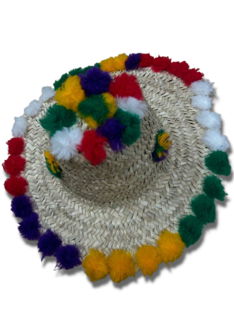 Sombrero chamal tradicional marroquí grande