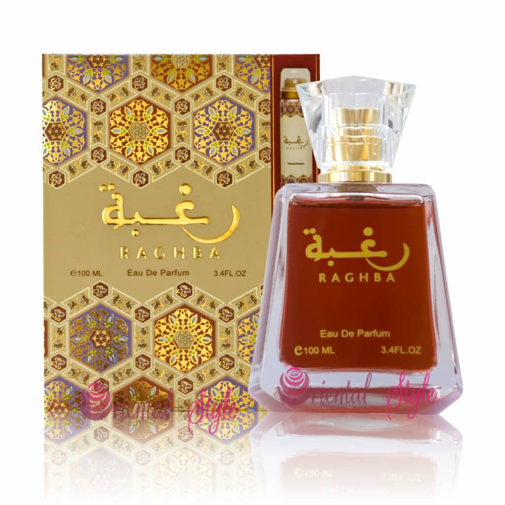 Raghba Eau de Parfum 100ml by Lattafa Perfume Spray